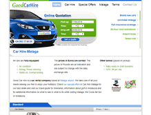 Tablet Screenshot of goodcarhire.com